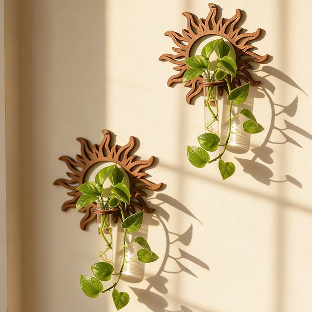 Gifts Wood Wall Propagation St - Propagation Station Vase recension och pris